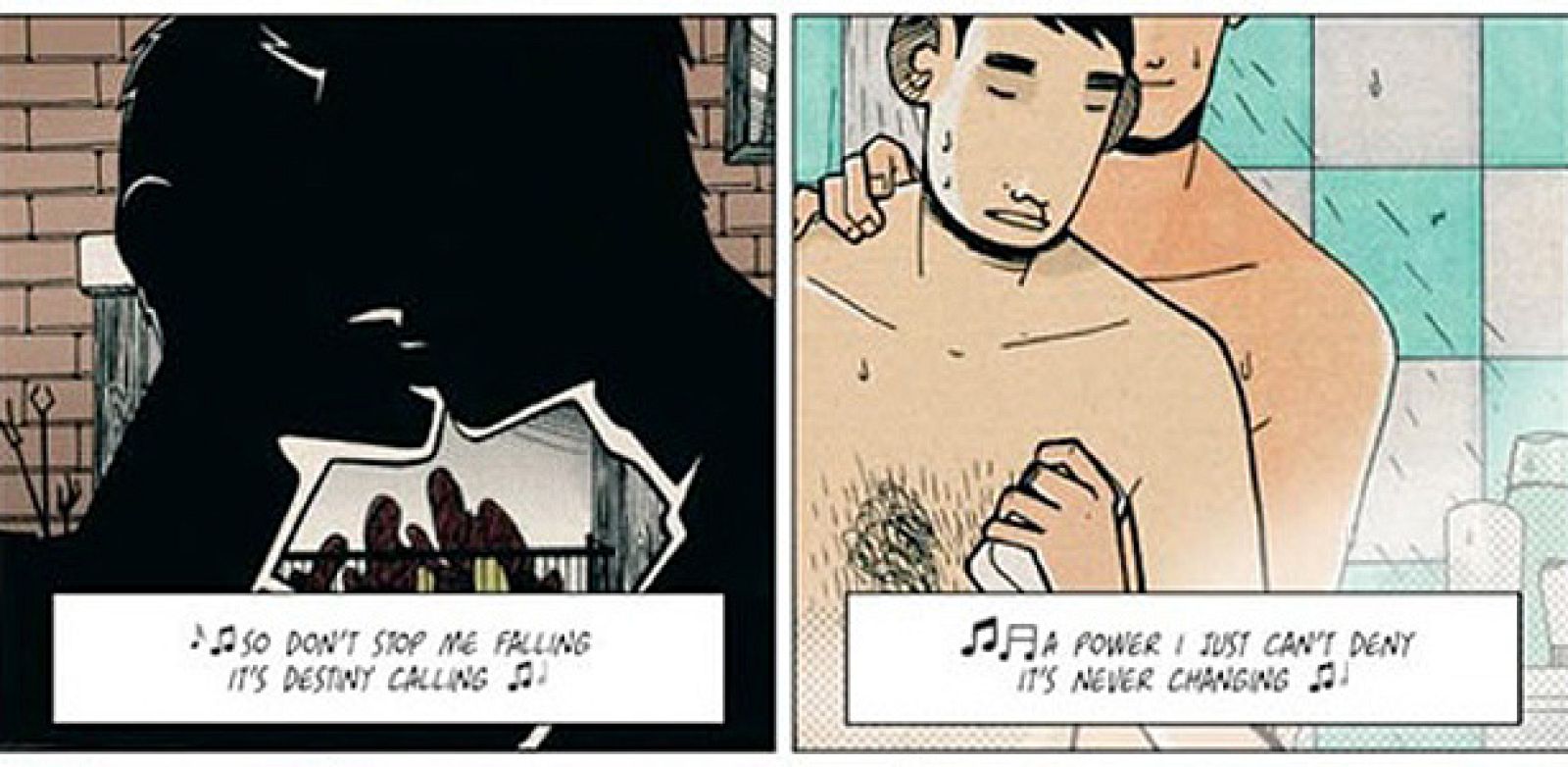 Viñetas de 'Marica tú', de Julián Almazán y Alfonso Casas