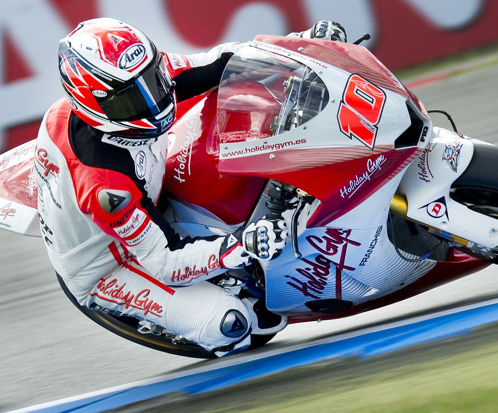 Moriwaki Moto2 rider Nieto rides during the qualifying practice session of the Dutch Motorcycling Grand Prix in Assen