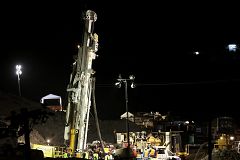La perforadora del "Plan B" para rescatar a los mineros chilenos alcanza los 100 metros en 2 días