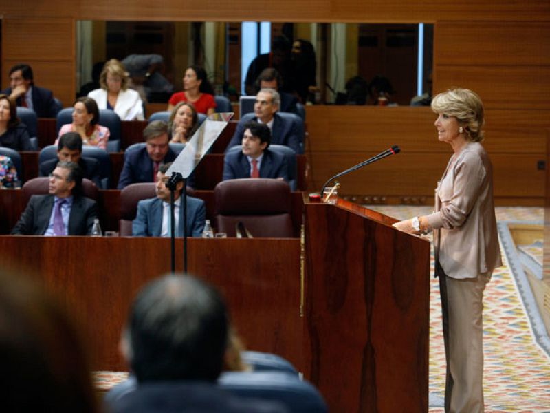 Aguirre confirma en el debate sobre la región el recorte de liberados sindicales, sin dar cifras