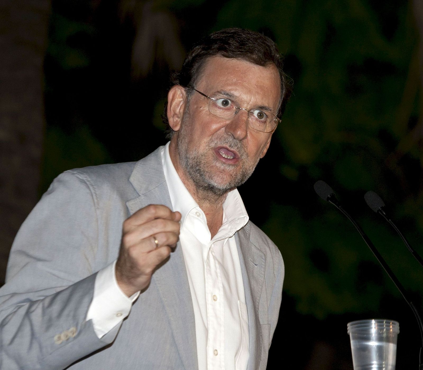 El presidente del Partido Popular, Mariano Rajoy