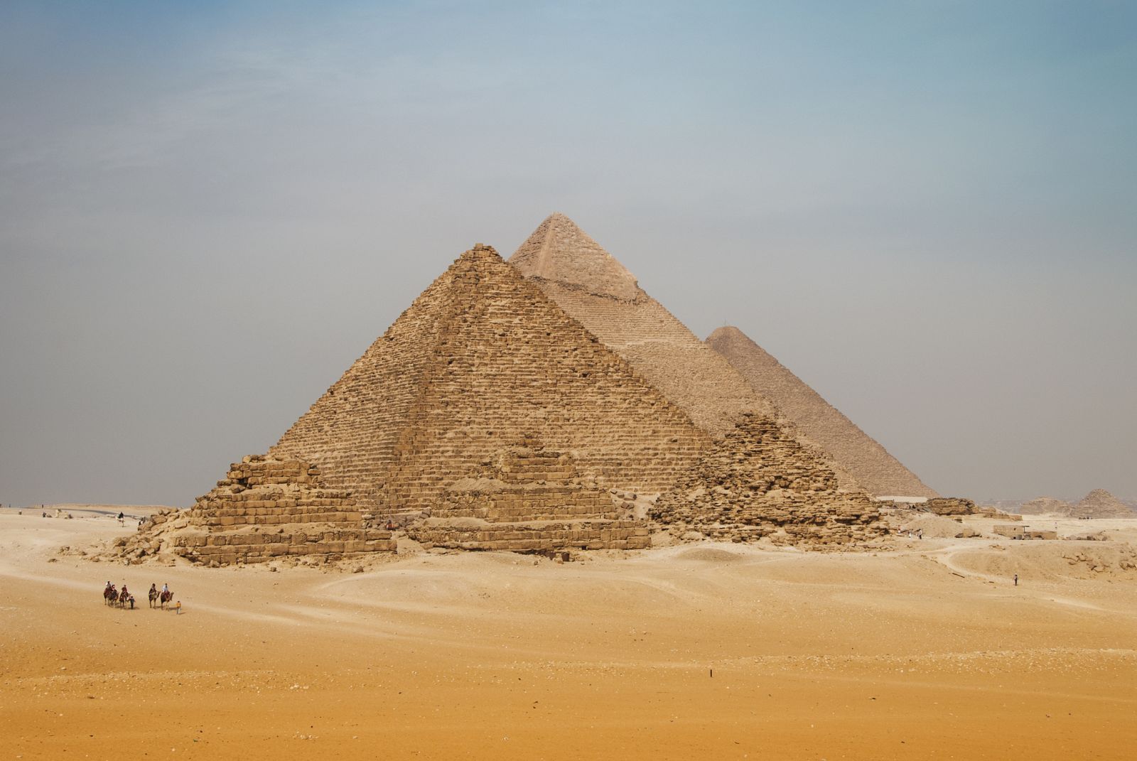 Las Pirámides de Giza, en Egipto