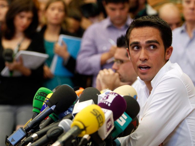 Alberto Contador: "Yo soy la víctima, ha sido una contaminación alimenticia"