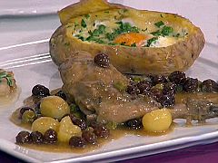Conejo guisado con patatas rellenas (01/10/10)