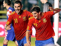 España supera a Croacia y da su primer paso hacia Londres
