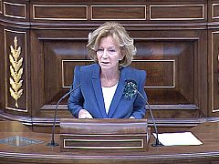 Salgado defiende unos presupuestos "realistas", pero no descarta nuevos ajustes contra el déficit