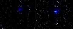 El cometa Hartley 2 se enciende en el cielo