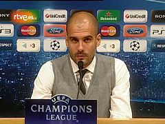 Guardiola: "Ya entrará la pelota"