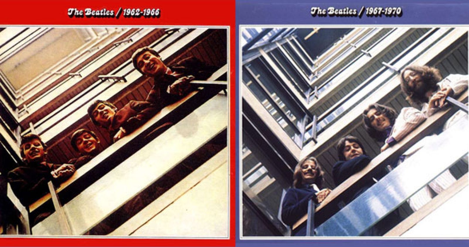 Los discos Rojo y Azul de The Beatles saldrán remasterizados