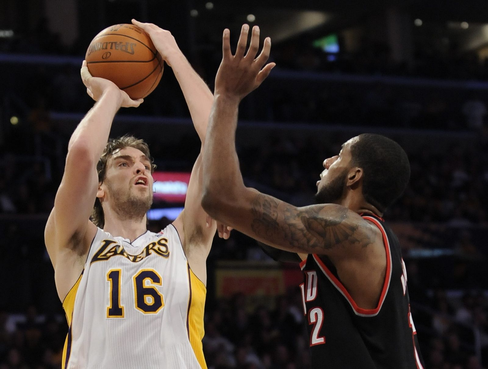 LAKERS DE LOS ANGELES VS TRAIL BLAZERS DE PORTLAND