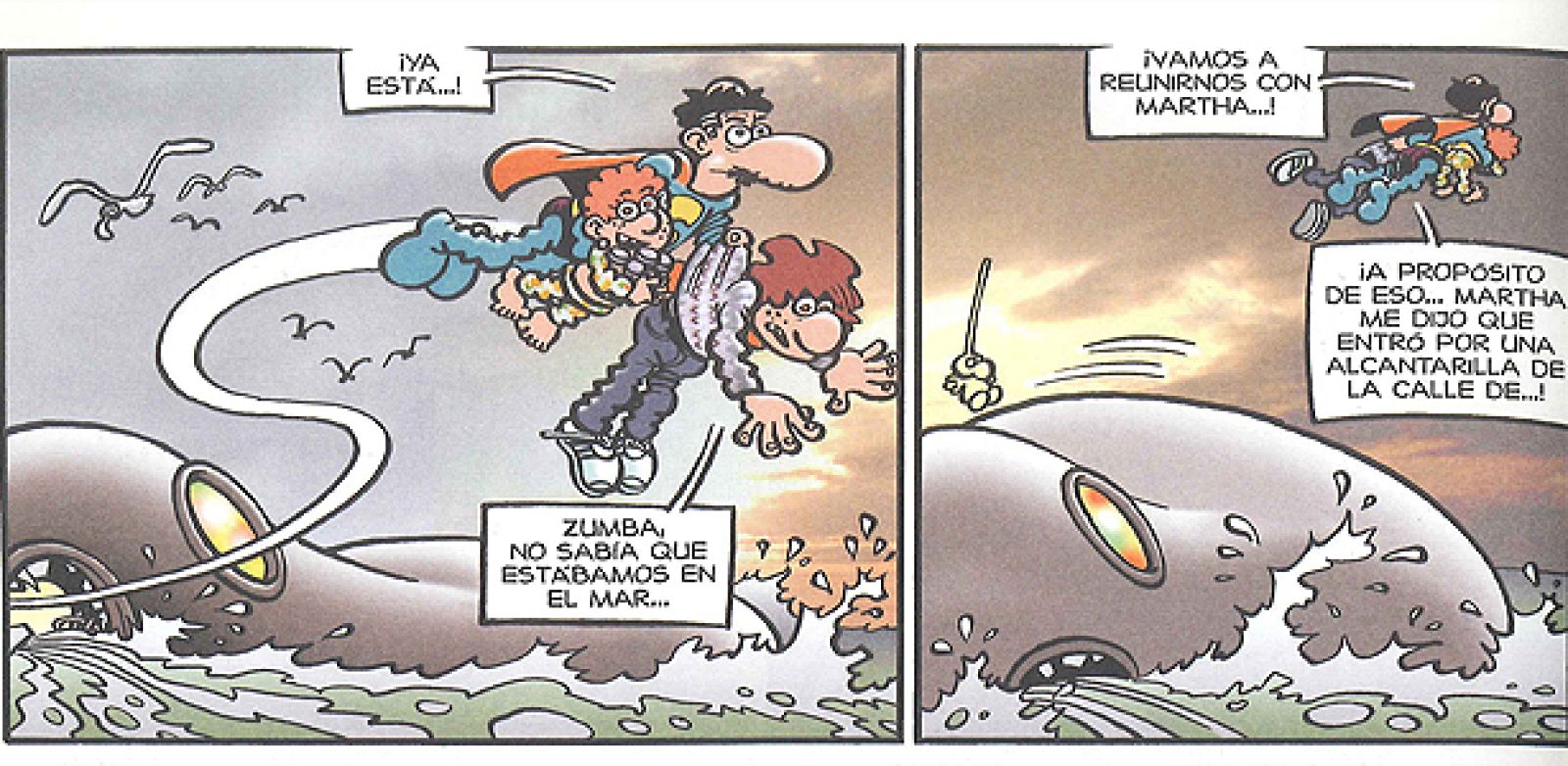 Viñetas de 'Superlópez: El virus Frankenstein'