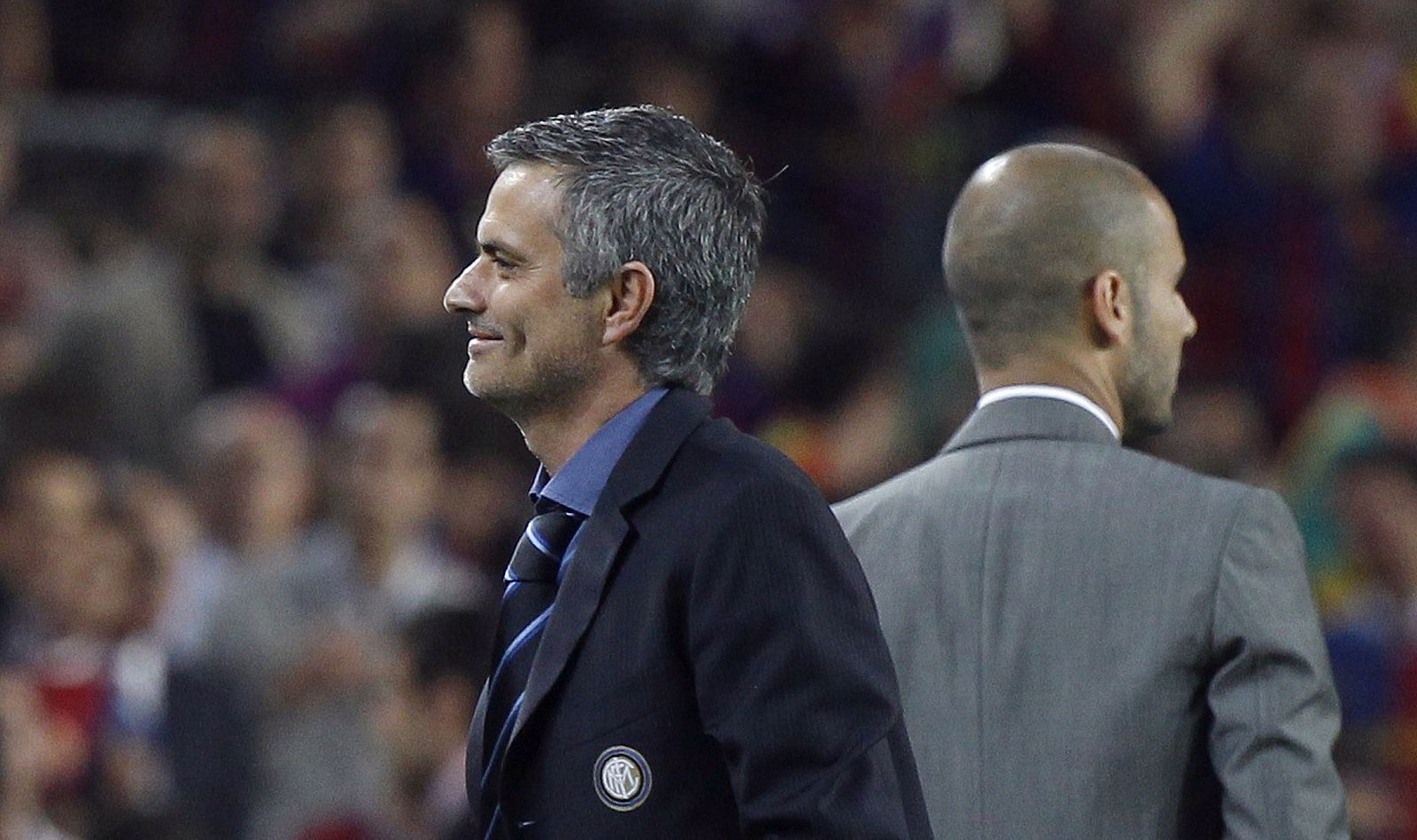 Imagen de la 'Guerra mediática' entre Mourinho y Pep Guardiola.