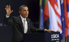 Obama asegura que las fuerzas aliadas están "quebrando el impulso talibán" en Afganistán