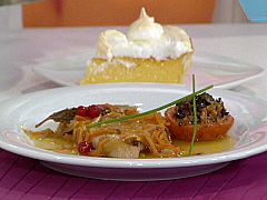 Atún en escabeche con pastel de espinacas (24/11/10)