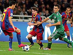 Monólogo del Barça en Atenas
