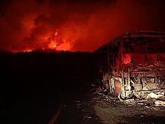 Mueren 40 funcionarios de prisiones en un gigantesco incendio incontrolado en Israel