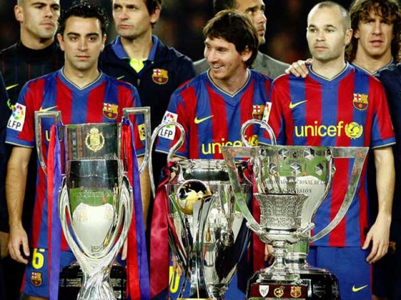 Xavi, Iniesta y Messi, finalistas del Balón de Oro