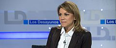 Cospedal en TVE: "El estado de alarma no puede usarse de forma frívola ni prorrogarse indefinidamente"
