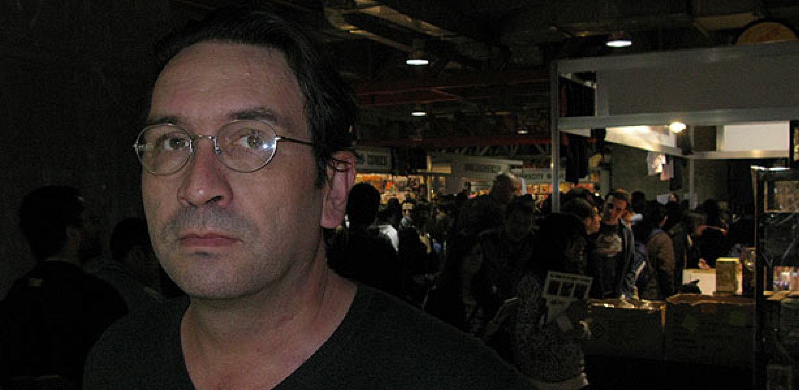 El guionista, dibujante y médico, Charles Masson, en Expocómic