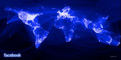 El mapamundi de las relaciones en Facebook