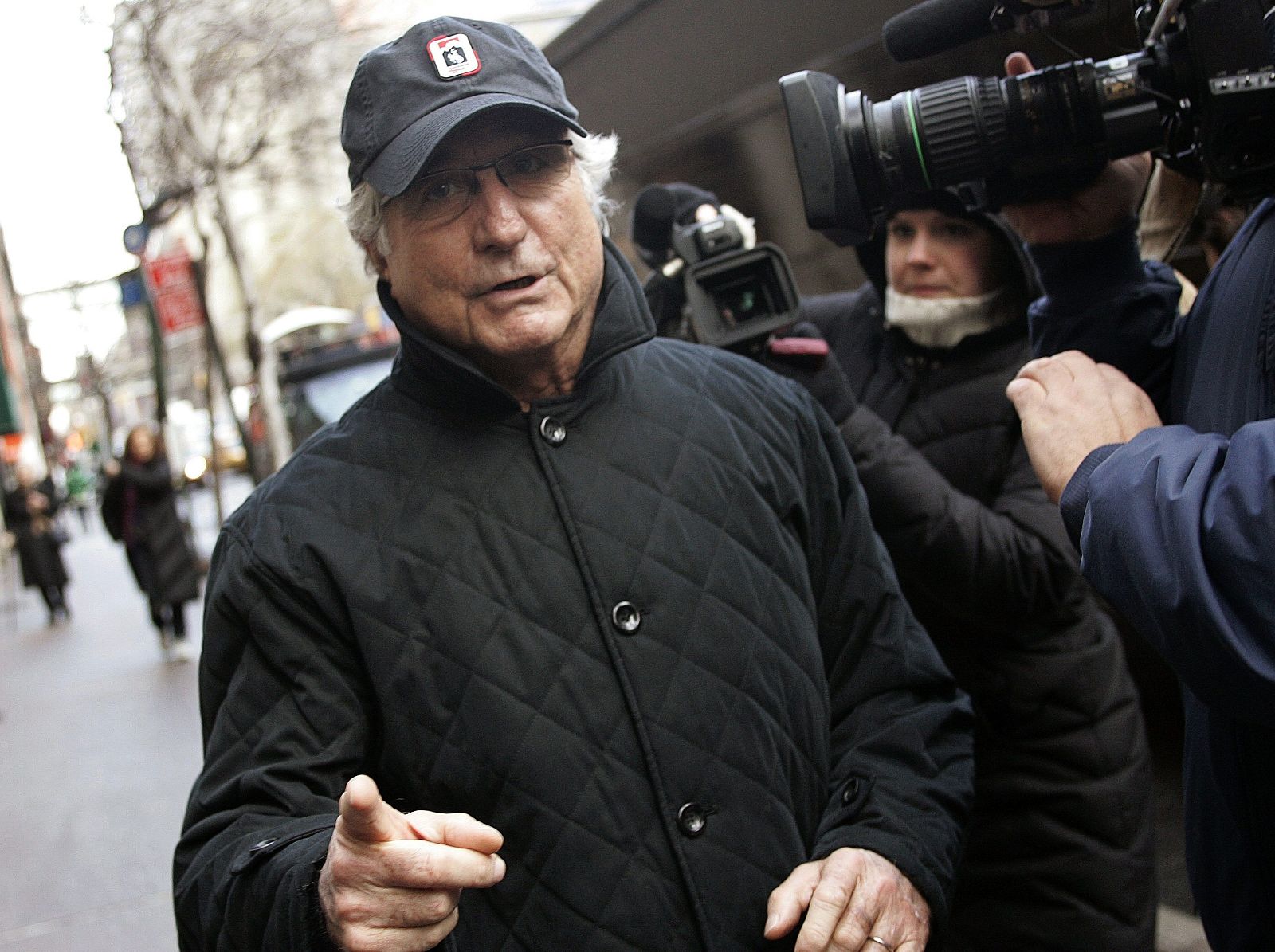 File photo of Bernard Madoff in New York