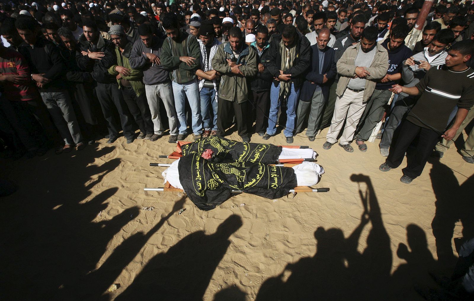 Funeral de milicianos palestinos de Yihad Islámica
