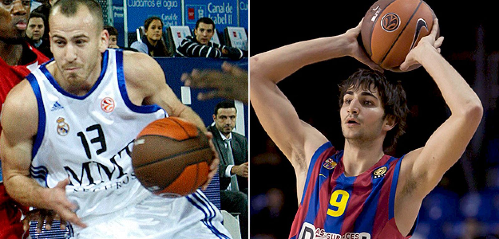 Sergio Rodríguez y Ricky Rubio