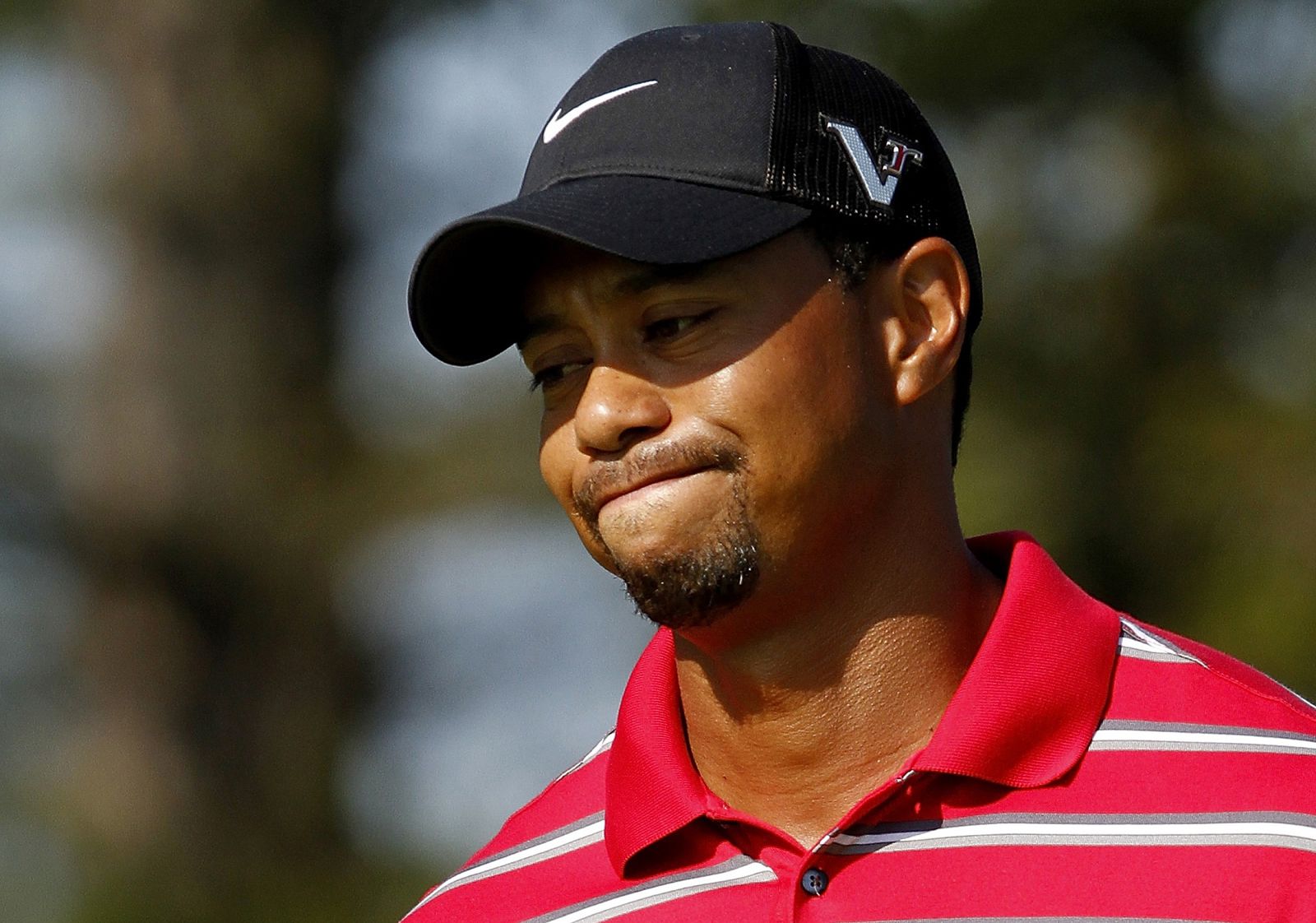 File photo of Tiger Woods in Akron