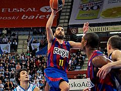 El Regal Barcelona sufrió hasta el último segundo para superar al Lagun Aro