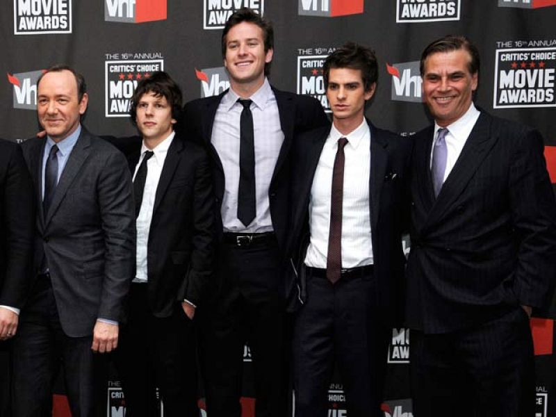 'La red social' triunfa en los Globos de Oro