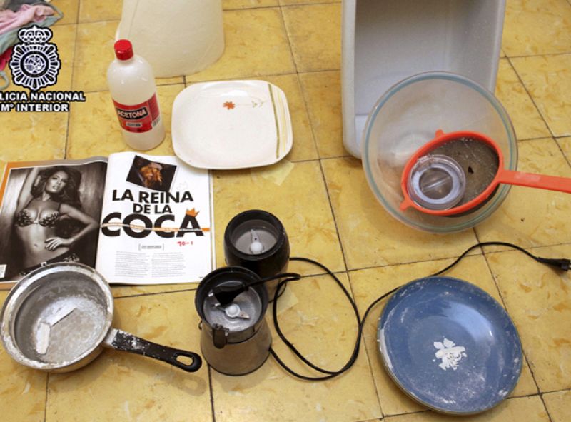 La Policía desmantela en Madrid el considerado como mayor laboratorio de cocaína de Europa
