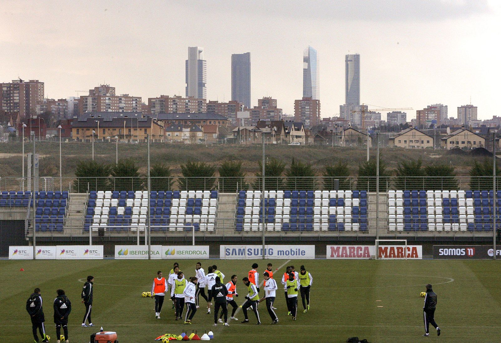 ENTRENAMIENTO DEL REAL MADRID EN VALDEBEBAS