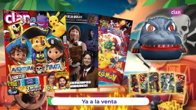 Bienvenido a bordo de la nueva revista Clan. ¡Zarpa en busca del tesoro escondido en sus páginas y pásalo pirata! 