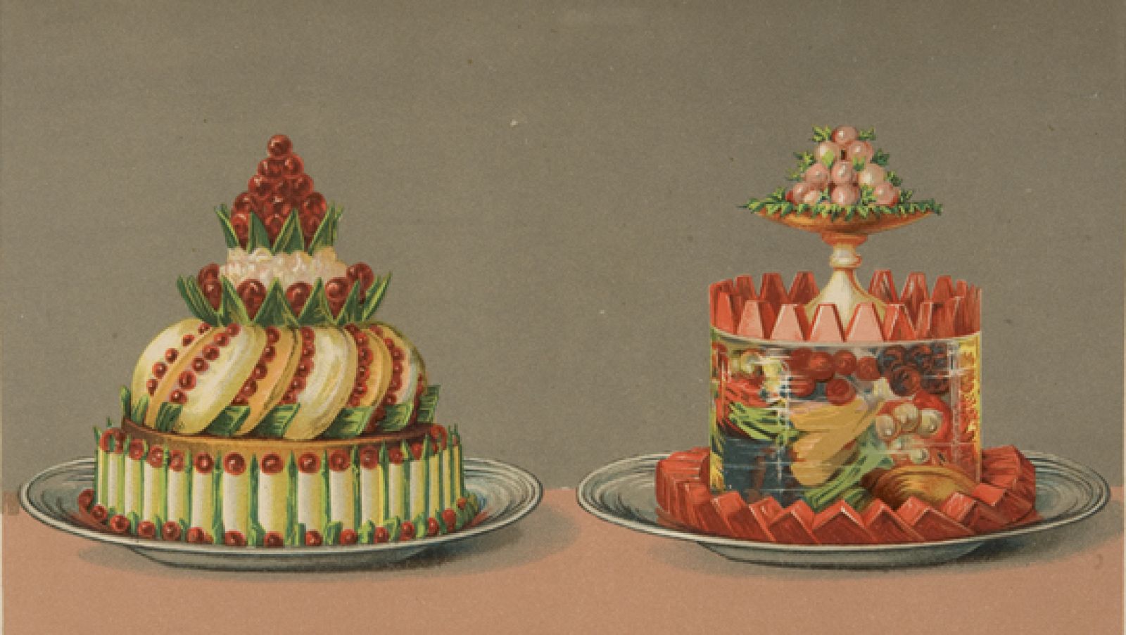 El libro de cocina de Jules Gouffe (1885), expuesto en la Biblioteca Nacional de España.