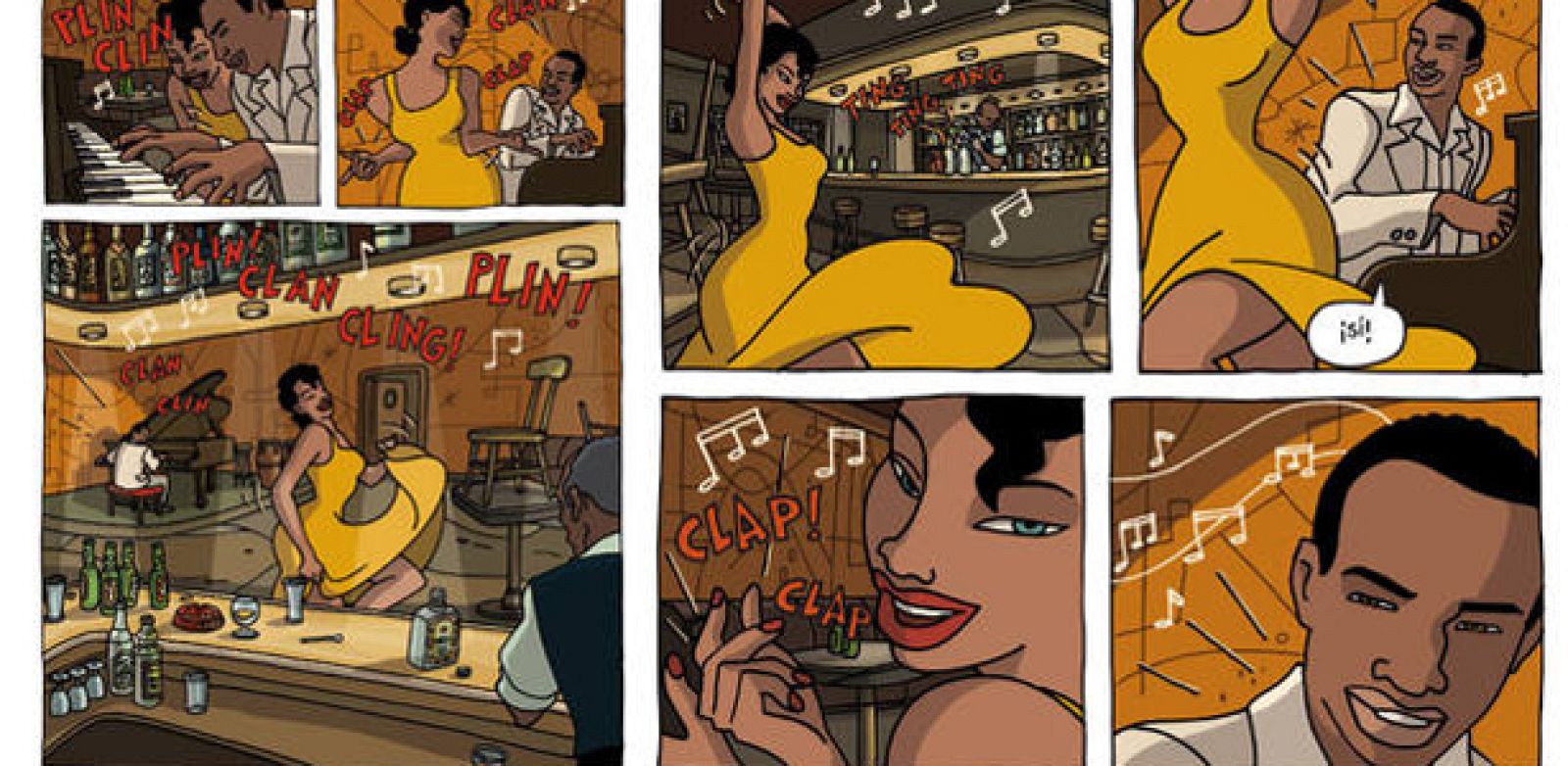 Viñetas del cómic 'Chico y Rita', de Mariscal y Trueba