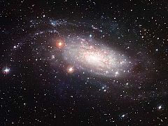 Una galaxia plana sin un abultado 'corazón'