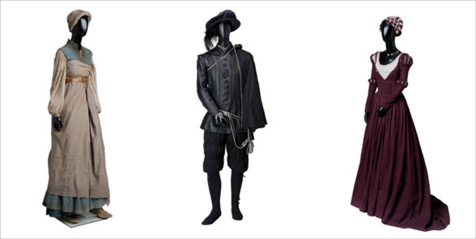 Lope, entre dos mujeres. Diseño de Tatiana Hernández. Munio Rodil Ares. Museo del Traje. CIPE