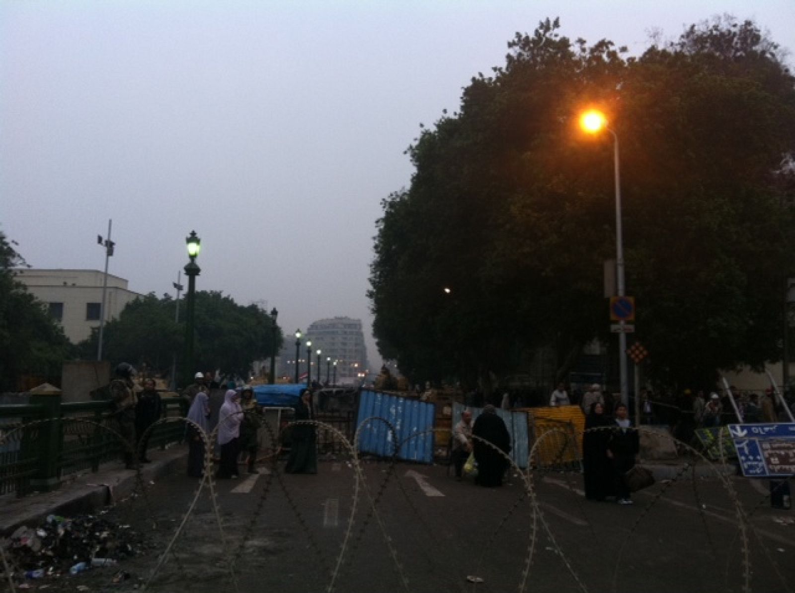 Alrededores de la plaza Tahrir