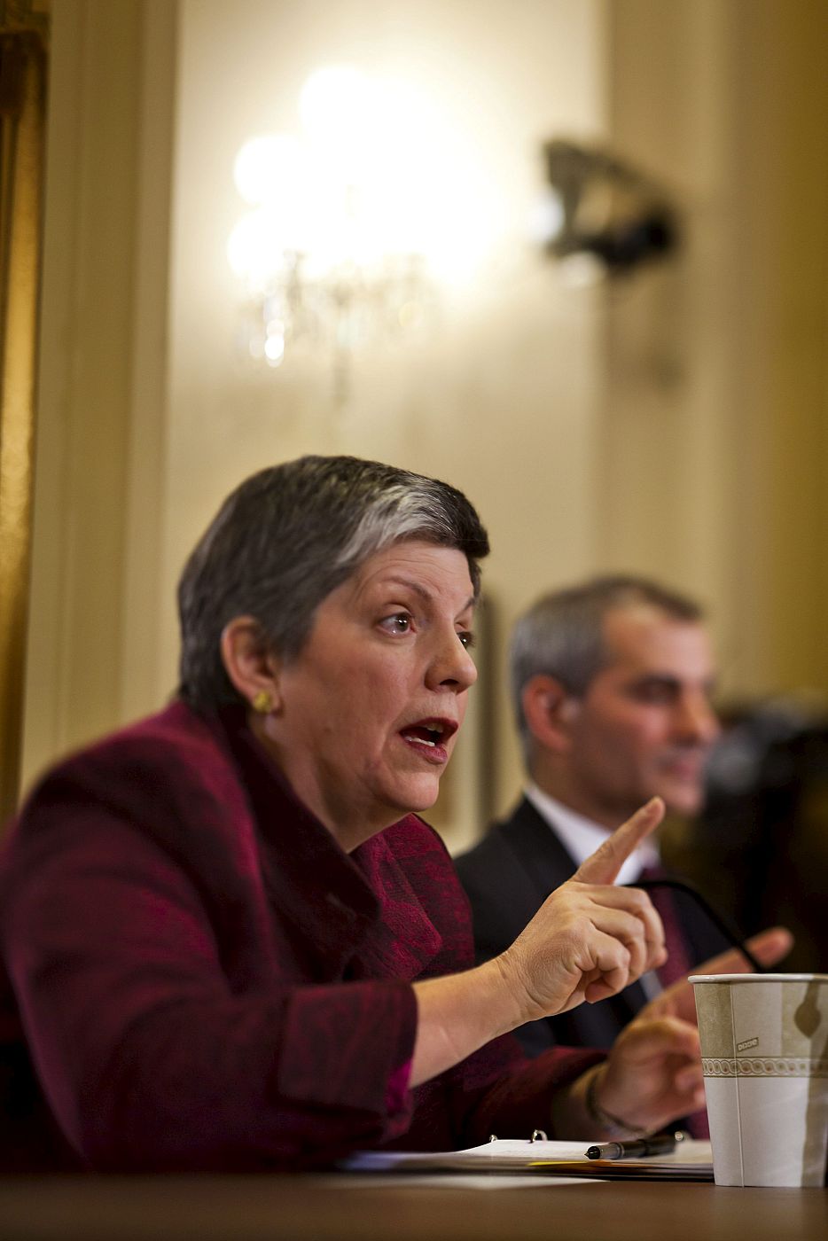 La secretaria de Seguridad de EE.UU., Janet Napolitano, alerta del peligro terrorista