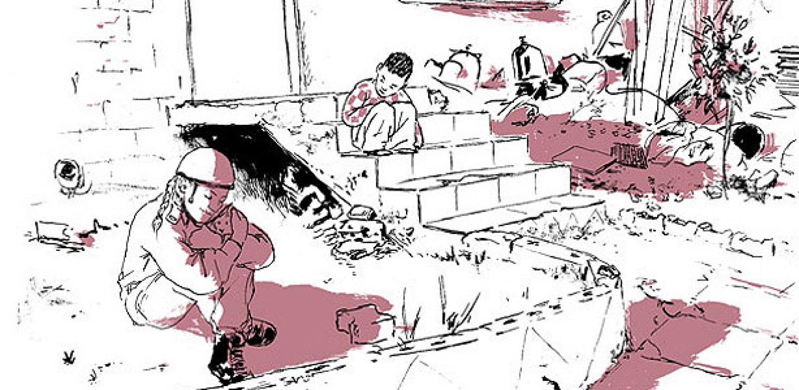 Viñeta de 'Granja 54', de Galit y Gilad Seliktar