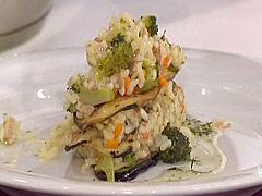 Arroz con milhojas de berenjena (02/03/11)