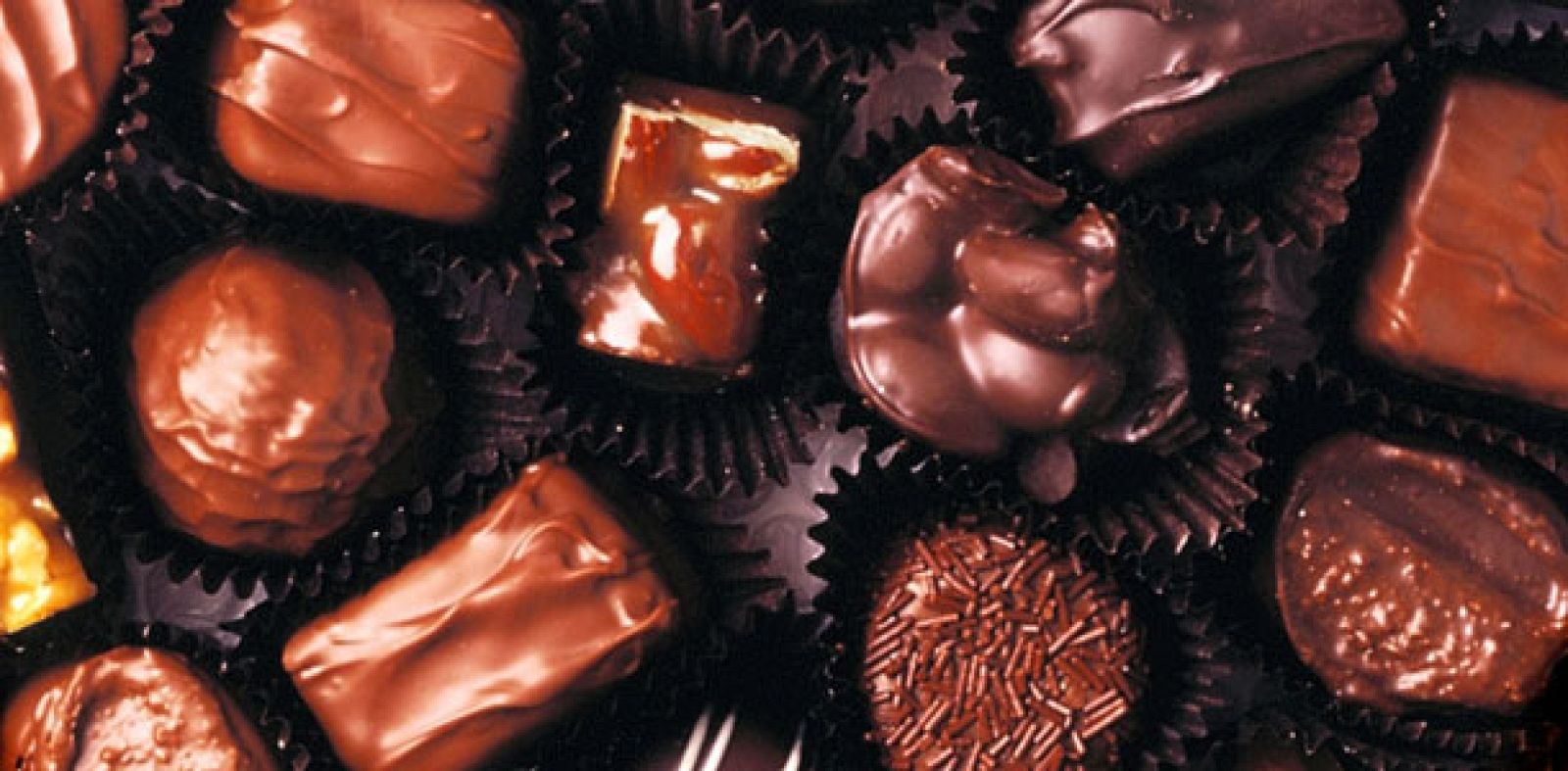 Bombones de dos chocolates