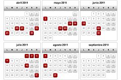 Calendario de la huelga de AENA