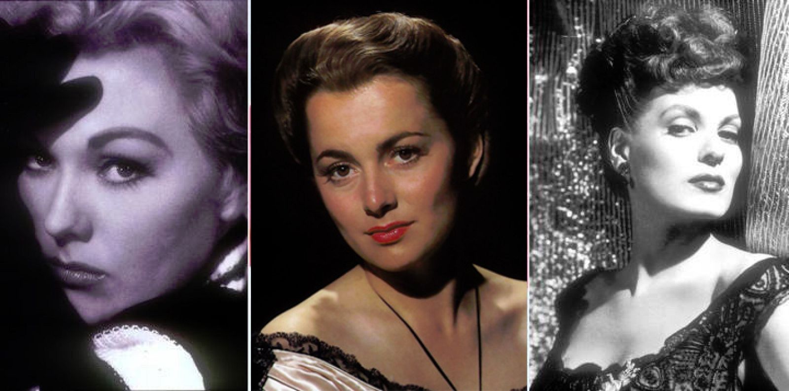 Kim Novak, Olivia de Havilland y Mauren O'Hara