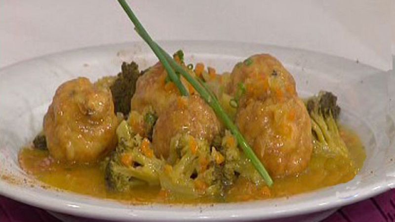 Albóndigas de pollo al cava (24/03/11)