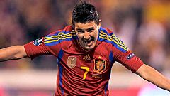 Villa sacia su hambre y despeja el camino de España a la Eurocopa