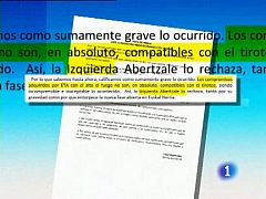 Bildu admite que el tiroteo va contra el Acuerdo de Gernika, que exigía a ETA una tregua