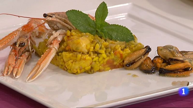 Arroz con rape, cigalas y mejillones (20/04/11)