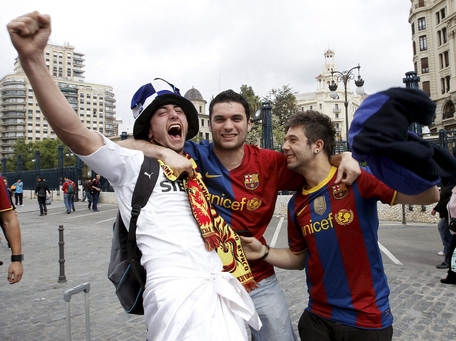 AMBIENTE EN VALENCIA ANTES DE LA FINAL