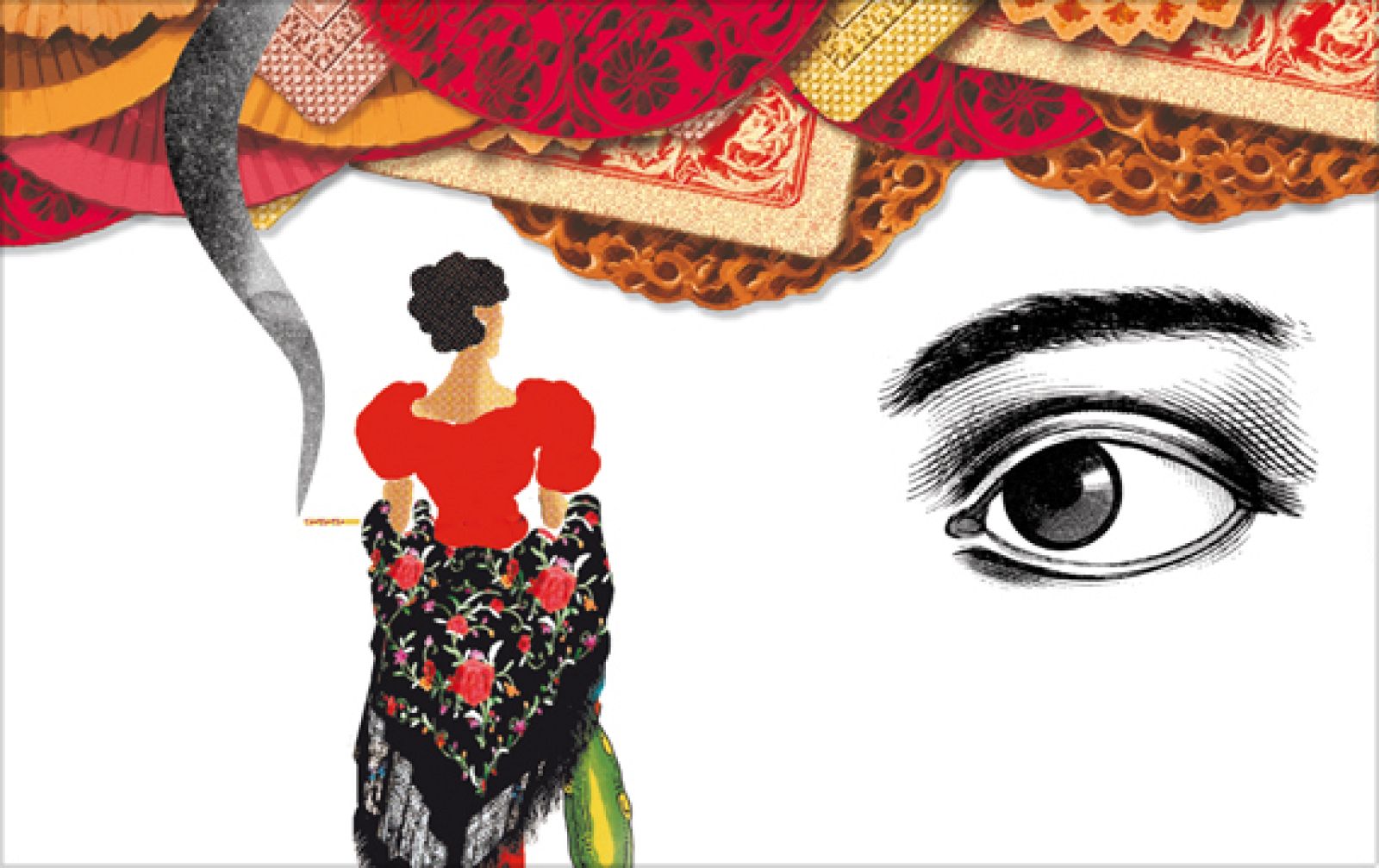 Cartel de La Revoltosa para la producción de Pérez de la Fuente